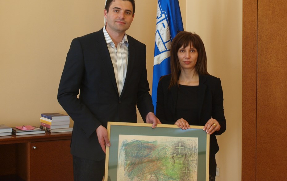 Predsjednik Gradske skupštine Grada Zagreba Davor Bernardić primio je veleposlanicu Bugarske Nj. E. Tanyu Dimitrovu
